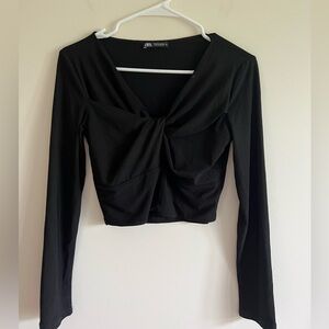 Zara cross front top